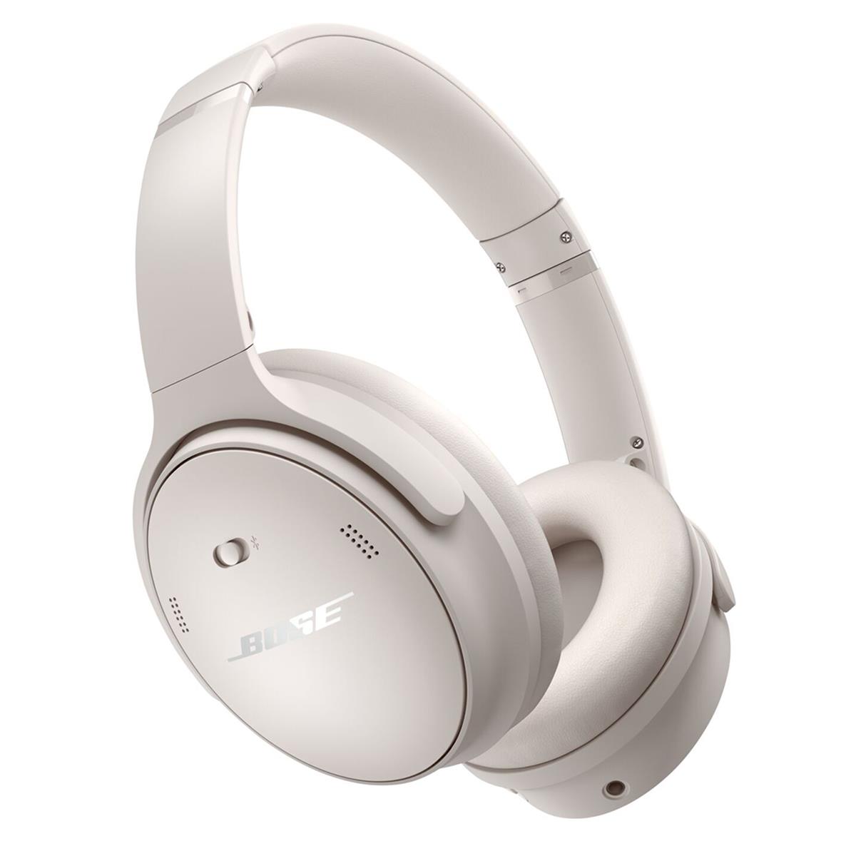 Image of Bose QuietComfort Wireless Noise Cancelling Over-Ear Headphones White Smoke